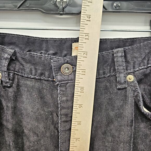 Dockers Corduroy Pants Men's 38x34 Black Straight Fit Flat Front‎ Chino 5 Pocket - Picture 12 of 14